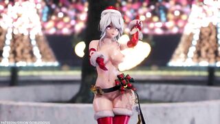 【MMD R-18 SEX DANCE】HAKU CHRISTMAS HOT BIG TASTY ASS DANCING MARINE DREAM [BY] Orion DobleDosis