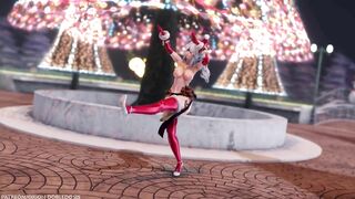 【MMD R-18 SEX DANCE】HAKU CHRISTMAS HOT BIG TASTY ASS DANCING MARINE DREAM [BY] Orion DobleDosis