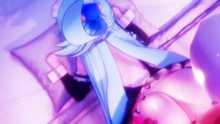 0457 -【R-18 MMD】Konosuba - Aqua make money in maid costume 金欠女神とメイド服