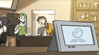 Bombshell Barista 1 (Tail-Blazer Animation)