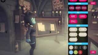 Poke Abby GamePlay choice of clothes and hairstyles for Abby
