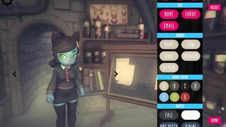 Poke Abby GamePlay choice of clothes and hairstyles for Abby