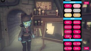 Poke Abby GamePlay choice of clothes and hairstyles for Abby