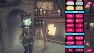 Poke Abby GamePlay choice of clothes and hairstyles for Abby