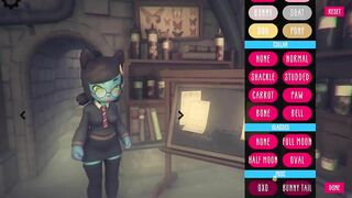 Poke Abby GamePlay choice of clothes and hairstyles for Abby