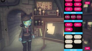 Poke Abby GamePlay choice of clothes and hairstyles for Abby