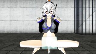 【SEX-TOY-MMD】Haku-san & Frosted Glass-Great Victory v2【R-18】