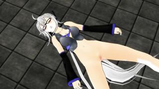 【SEX-TOY-MMD】Haku-san & Frosted Glass-Great Victory v2【R-18】