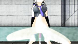 【SEX-TOY-MMD】Haku-san & Frosted Glass-Great Victory v2【R-18】