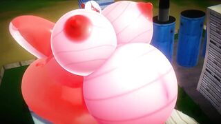 Imbapovi - Dragon Girl Scarlett Giantess Body Expansion