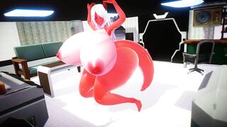 Imbapovi - Dragon Girl Scarlett Giantess Body Expansion