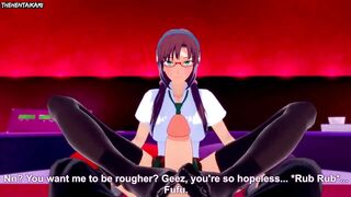 Hentai POV Feet Mari Makinami Illustrious Evangelion
