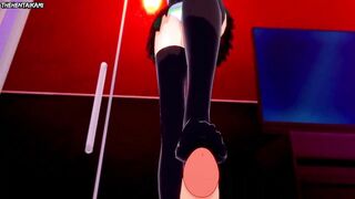 Hentai POV Feet Mari Makinami Illustrious Evangelion