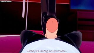 Hentai POV Feet Mari Makinami Illustrious Evangelion