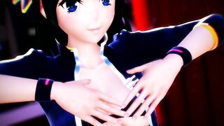 【MMD】Aria-sans high-fidelity raver【R-18】