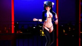 【MMD】Aria-sans high-fidelity raver【R-18】