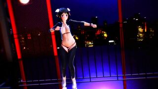 【MMD】Aria-sans high-fidelity raver【R-18】