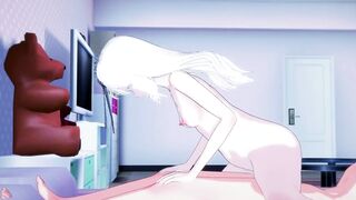 (POV) Cowgirl Key Shirogane LOVES Riding YOUR Dick Hentai Love is War