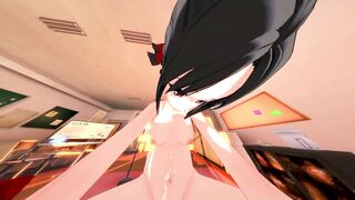 (POV) Kaguya Shinomiya RIDES Your DICK Cowgirl Hentai Love is War