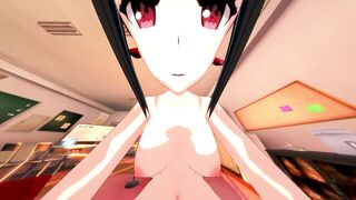 (POV) Kaguya Shinomiya RIDES Your DICK Cowgirl Hentai Love is War