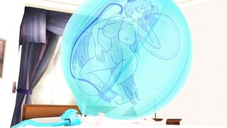Imbapovi - Ecchi Balloon Blowing by Miku