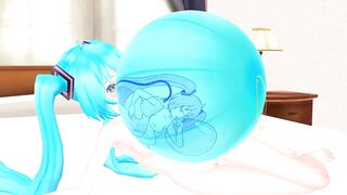Imbapovi - Ecchi Balloon Blowing by Miku
