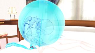 Imbapovi - Ecchi Balloon Blowing by Miku
