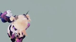0460 -【R18-MMD】Genshin Impact 原神 Fischl 菲谢尔 segs while dance