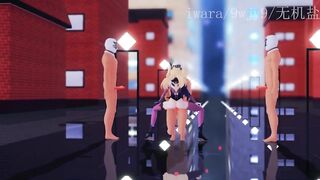 0460 -【R18-MMD】Genshin Impact 原神 Fischl 菲谢尔 segs while dance