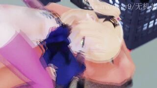 0460 -【R18-MMD】Genshin Impact 原神 Fischl 菲谢尔 segs while dance