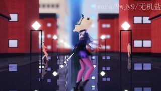 0460 -【R18-MMD】Genshin Impact 原神 Fischl 菲谢尔 segs while dance