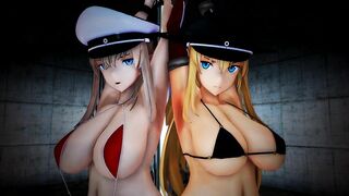 mmd r18 German ship training No characters 3d hentai