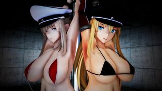 mmd r18 German ship training No characters 3d hentai