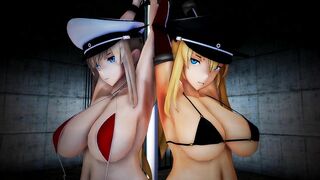 mmd r18 German ship training No characters 3d hentai