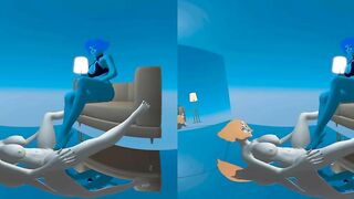 180 VR Lapis Foot Play With Pearl (Both POV's)
