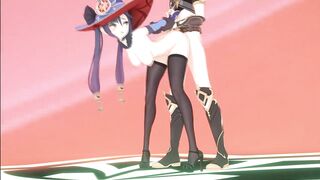 0462 -【R18-3D】Genshin Impact 原神 Mona's Kuma Pantsu 莫娜-小熊内裤
