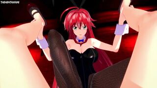 Hentai POV Feet Rias Gremory Bunnysuit High School DxD
