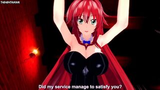 Hentai POV Feet Rias Gremory Bunnysuit High School DxD