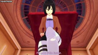 Hentai POV Feet Mikasa Ackerman Attack on Titan