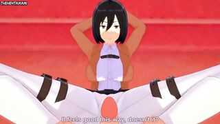 Hentai POV Feet Mikasa Ackerman Attack on Titan