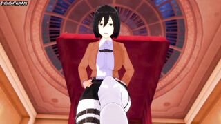 Hentai POV Feet Mikasa Ackerman Attack on Titan