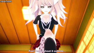 Hentai POV Feet Mukuro Ikusaba Disguised as Junko Enoshima Danganronpa