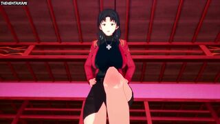 Hentai POV Feet Misato Katsuragi Neon Genesis Evangelion