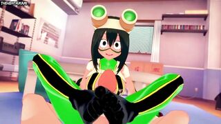 POV Feet Hentai Tsuyu Asui My Hero Academia