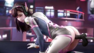 D.va Riding Sex Machine!