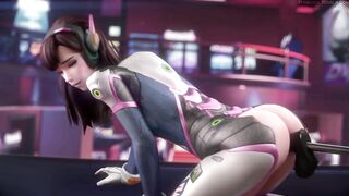 D.va Riding Sex Machine!