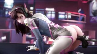 D.va Riding Sex Machine!