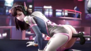 D.va Riding Sex Machine!