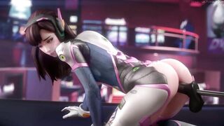 D.va Riding Sex Machine!