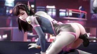 D.va Riding Sex Machine!